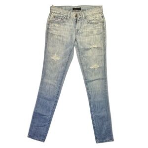 Women's Distressed Light Blue Jeans